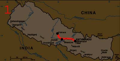 Nepal map